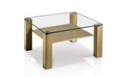 Couchtisch 1861, Eiche/Glas