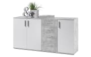 Kommode Bobby, Betonfarbig, 160 cm