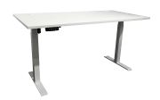 Schreibtisch Ben 2, weiß, inkl. Höhenverstellung