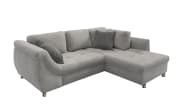 Wohnlandschaft Home, silber, Ottomane rechts, inkl. Liegefunktion
