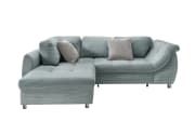 Wohnlandschaft Home, aqua, Ottomane links, inkl. Liegefunktion