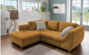 Wohnlandschaft Home, gold, Ottomane links, inkl. Liegefunktion
