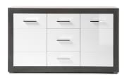 Sideboard Etero, weiß, Dark Concret