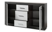 Sideboard Etero, weiß, Dark Concret