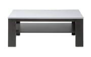 Couchtisch Etero, dark concret, weiß