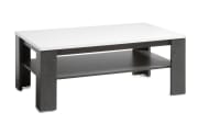 Couchtisch Etero, dark concret, weiß