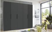 Drehtürenschrank Andorra, graphit, 250 x 216 cm