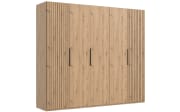 Drehtürenschrank Andorra, Artisan-Eiche, 250 x 216 cm
