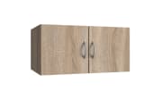 Aufsatzschrank 592 Multiraumkonzept, Eiche-Nachbildung, 70 x 40 cm 