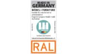 2x Einlegeboden für 649 Multiraumkonzept, Eiche-Nachbildung, 77 x 44 cm  