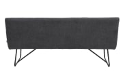 Sitzbank Kumba, anthrazit/schwarz 