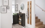 Mehrzweckschrank GW-Ameca, graphit/Eiche-Nachbildung, inkl. Softclose Funktion 