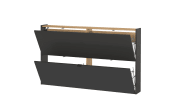 Schuhschrank GW-Ameca, graphit/Eiche-Nachbildung, inkl. Schuhkörbe