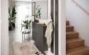 Schuhschrank GW-Ameca, graphit/Eiche-Nachbildung, inkl. Schuhkörbe