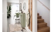 Mehrzweckschrank II GW-Ameca, taupegrün/Eiche-Nachbildung, inkl. Softclose Funktion 