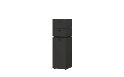 Kommode Modesto, graphit, Absetzung schwarz, Breite 34 cm