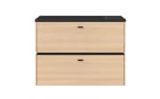 Waschbeckenunterschrank Modesto, Eiche-Nachbildung, inkl. Waschbecken