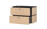 Waschbeckenunterschrank Modesto, Eiche-Nachbildung, inkl. Waschbecken