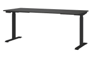 Schreibtisch GW-JET, graphit/schwarz