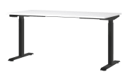 Schreibtisch GW-JET, weiß/schwarz