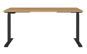 Schreibtisch GW-JET, Grandson-Eiche-Nachbildung/schwarz