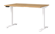 Schreibtisch GW-JET, Navarra Eiche Nachbildung/weiß