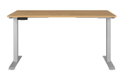 Schreibtisch GW-JET, Grandson-Eiche-Nachbildung/Silber