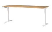 Schreibtisch GW-JET, Navarra Eiche Nachbildung/weiß