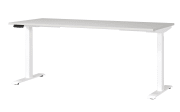 Schreibtisch GW-JET, lichtgrau/weiß