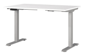 Schreibtisch GW-JET, weiß/silber