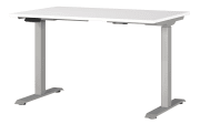 Schreibtisch GW-JET, weiß/silber