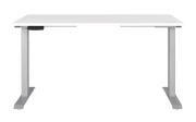 Schreibtisch GW-JET, weiß/silberfarbig