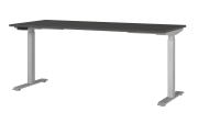 Schreibtisch GW-JET, graphit/silber