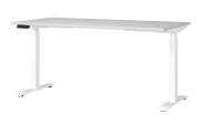 Schreibtisch GW-JET, lichtgrau/weiß