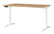 Schreibtisch GW-JET, Grandson-Eiche-Nachbildung/weiß