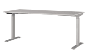 Schreibtisch GW-JET, kaschmir/silberfarbig