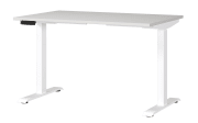 Schreibtisch GW-JET, lichtgrau/weiß