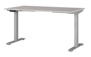 Schreibtisch GW-JET, Kaschmir/silberfarbig