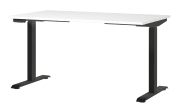 Schreibtisch GW-JET, weiß/schwarz