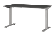 Schreibtisch GW-JET, graphit/silber