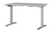 Schreibtisch GW-JET, kaschmir/silberfarbig