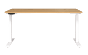 Schreibtisch GW-JET, Navarra-Eiche-Nachbildung/Weiß