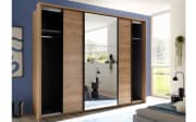 Schwebetürenschrank Bravo/Aschau, Eiche-Nachbildung, 270 x 210 cm