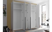 Drehtürenschrank Kevo, weiß, 225 x 225 cm