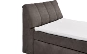 Boxspringbett Toledo 2, stone, 120 x 200 cm