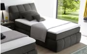 Boxspringbett Toledo 2, anthrazit, 120 x 200 cm