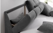 Boxspringbett Toledo 3, anthrazit, 180 x 200 cm