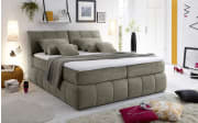 Boxspringbett Toledo 3, schlamm, 180 x 200 cm