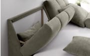 Boxspringbett Toledo 3, schlamm, 180 x 200 cm