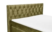 Boxspringbett Pembroke 8, olive, 180 × 200 cm